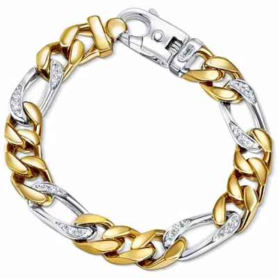 Pompeii3 Men's 14k Gold (72gram) Or Platinum (135gram) 11mm Diamond Bracelet 8.5"