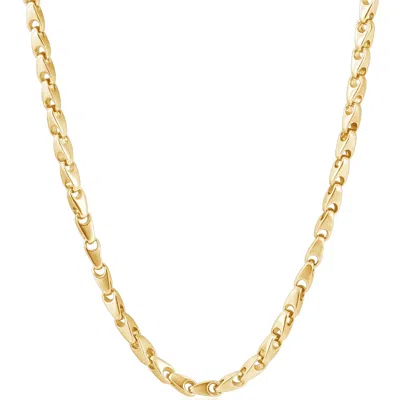 Pompeii3 Men's 14k Gold (72gram) Or Platinum (135gram) 4.5mm Link Chain Necklace 24" In Multi