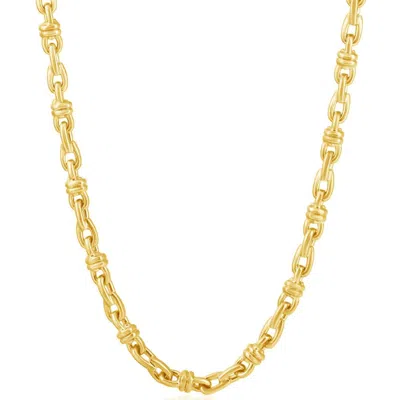 Pompeii3 Men's 14k Gold (74gram) Or Platinum (139gram) 5.5mm Link Chain Necklace 20" In Red