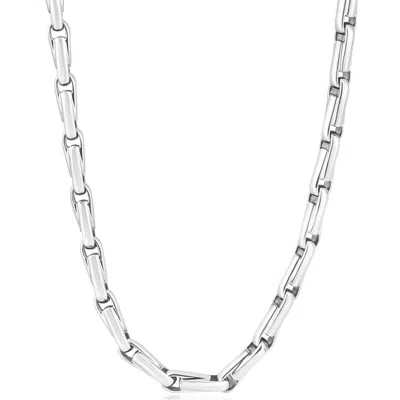 Pompeii3 Men's 14k Gold (75gram) Or Platinum (141gram) 5.5mm Link Chain Necklace 22" In Multi