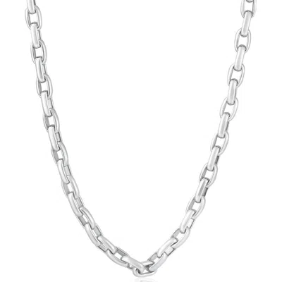Pompeii3 Men's 14k Gold (79gram) Or Platinum (148gram) 6.5mm Link Chain Necklace 21" In Multi