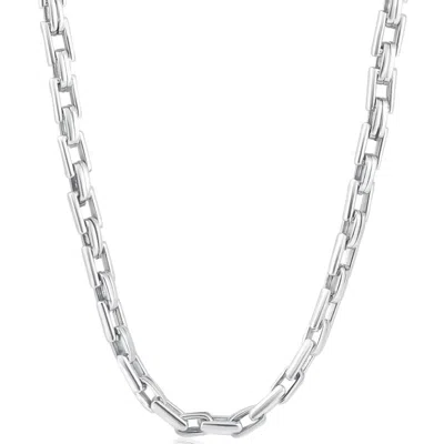 Pompeii3 Men's 14k Gold (80gram) Or Platinum (150gram) 6.5mm Link Chain Necklace 24" In Multi