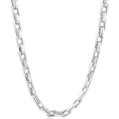 Pompeii3 Men's 14k Gold (80gram) Or Platinum (150gram) 6.5mm Link Chain Necklace 24" In Metallic