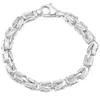 Pompeii3 Men's 14k Gold (84gram) Or Platinum (157gram) 8mm Link Byzantine Bracelet 8.5" In Multi