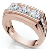 Pompeii3 Men's 2ct Diamond Accented Wedding Anniversary Ring 14k Gold Lab Grown Fg/vs In Gold
