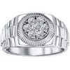 Pompeii3 Men's 3/4 Ct T. W. Diamond Ring 14k White Gold In Multi