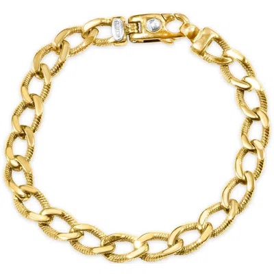 Pompeii3 Men's Braided Link 14k Gold (30gram) Or Platinum (49gram) 8.5mm Bracelet 8" In Silver