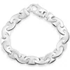Pompeii3 Men's Circular Marine 14k Gold (85g) Or Platinum (160g) 11mm Link Bracelet 8.5" In Multi