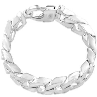 Pompeii3 Men's Cuban 14k Gold (208gram) Or Platinum (335gram) 16.5mm Link Bracelet 9.5" In Multi