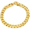 Pompeii3 Men's Cuban 14k Gold (47gram) Or Platinum (77gram) 8.5mm Link Bracelet 8.5" In Gold