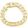 Pompeii3 Men's Cuban 14k Gold (97gram) Or Platinum (182gram) 12.5mm Link Bracelet 8.5" In Silver