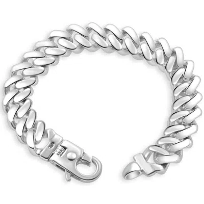 Pompeii3 Men's Cuban 14k Gold (98gram) Or Platinum (184gram) 14mm Link Bracelet 8.5" In Multi