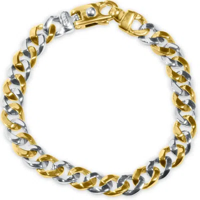 Pompeii3 Men's Cuban Link 14k Gold (37gram) Or Platinum (59gram) 9mm Bracelet 8.25" In Multi