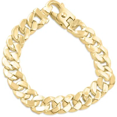 Pompeii3 Men's Cuban Link 14k Gold (58gram) Or Platinum (94gram) 12mm Link Bracelet 8.25"