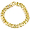 Pompeii3 Men's Cuban Link 14k Gold (62gram) Or Platinum (101gram) 10.5mm Bracelet 8.5" In Gold