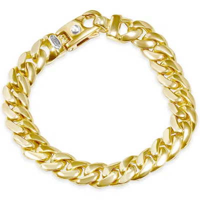 Pompeii3 Men's Cuban Link 14k Gold (62gram) Or Platinum (101gram) 10.5mm Bracelet 8.5"