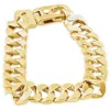 Pompeii3 Men's Cuban Link 14k Gold (69gram) Or Platinum (112gram) 14mm Bracelet 9.5" In Silver