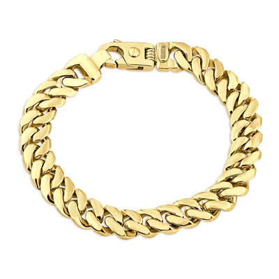 Pompeii3 Men's Cuban Link 14k Gold (72gram) Or Platinum (115gram) 10mm Bracelet 8.5" In Silver