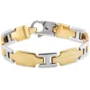 Pompeii3 Men's Cuff Link 14k Gold (79gram) Or Platinum (127gram) 11.5mm Bracelet 8.5" In Gold