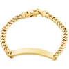 Pompeii3 Men's Cuffed Link 14k Gold (29gram) Or Platinum (47gram) 6-8mm Bracelet 8.5" In White