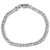 Pompeii3 Men's Curb Link 14k Gold (20gram) Or Platinum (33gram) 5.5mm Bracelet 8.5" In Multi