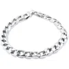 Pompeii3 Men's Curb Link 14k Gold (46gram) Or Platinum (74gram) 9.5mm Bracelet 8" In Silver