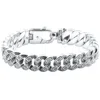 Pompeii3 Men's Designed 14k Gold (115gram) Or Platinum (186gram) 14.5mm Bracelet 8.75" In Silver