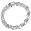 Pompeii3 Men's Designed 14k Gold (55gram) Or Platinum (88gram) Link Bracelet 8.5" In Silver