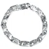 Pompeii3 Men's Designed 14k Gold (55gram) Or Platinum (88gram) Link Bracelet 8.5" In Silver