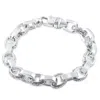 Pompeii3 Men's Designed Link 14k Gold (63gram) Or Platinum (118gram) 11mm Bracelet 8.5" In Multi