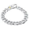 Pompeii3 Men's Designed Link 14k Gold (87gram) Or Platinum (163gram) 12mm Bracelet 8.75" In Silver
