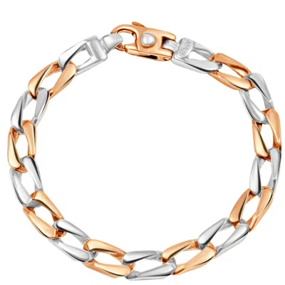 Pompeii3 Men's Designed14k Gold (38gram) Or Platinum (67gram) 7mm Link Bracelet 8.5"