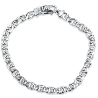 Pompeii3 Men's Designer Mariner Link 14k Gold (20gram) Or Platinum (33gram) 6mm Bracelet 8.5" In Multi