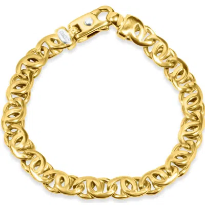 Pompeii3 Men's Designer Mariner Link 14k Gold (40gram) Or Platinum (65gram) 9mm Bracelet 8.5" In Multi
