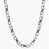 Pompeii3 Men's Figaro 14k Gold (62gram) Or Platinum (116gram) 8mm Link Chain Necklace 22" In Multi