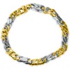 Pompeii3 Men's Figaro Link 14k Gold (35gram) Or Platinum (57gram) 7.5mm Bracelet 8.5" In Gold