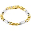 Pompeii3 Men's Figaro Link 14k Gold (52gram) Or Platinum (85gram) 8mm Bracelet 8.5" In Gold