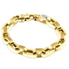 Pompeii3 Men's Fisher 14k Gold (70gram) Or Platinum (99gram) 9.5mm Link Bracelet 9.5" In Multi