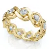 Pompeii3 Men's Grant Diamond Flat Cuban Ring 14k Gold Ef/vs Lab Grown In Multi