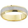 Pompeii3 Hammered Wedding Band 14k Gold In Multi