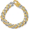 Pompeii3 Men's Link 14k Gold (101gram) Or Platinum (163gram) 13mm Bracelet 9" In Silver