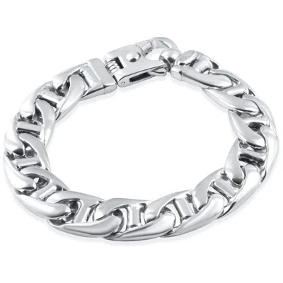 Pompeii3 Men's Link 14k Gold (113gram) Or Platinum (183gram) 13.5mm Bracelet 9" In Multi