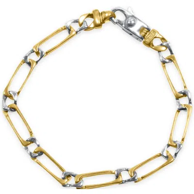 Pompeii3 Men's Link 14k Gold (12gram) Or Platinum (19gram) 5.5mm Bracelet 8"