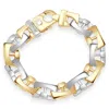Pompeii3 Men's Link 14k Gold (130gram) Or Platinum (210gram) 14mm Bracelet 9" In Multi