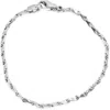 Pompeii3 Men's Link 14k Gold (14gram) Or Platinum (23gram) 3mm Bracelet 8" In Multi