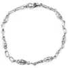 Pompeii3 Men's Link 14k Gold (15gram) Or Platinum (25gram) 4-5mm Bracelet 8" In Multi