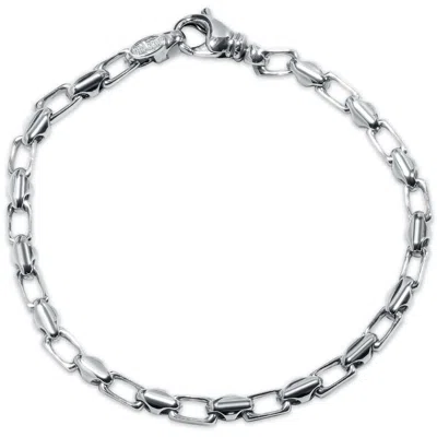 Pompeii3 Men's Link 14k Gold (16gram) Or Platinum (27gram) 4.5mm Bracelet 8.5" In Multi