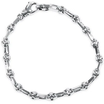 Pompeii3 Men's Link 14k Gold (19gram) Or Platinum (30gram) 5mm Bracelet 8.5" In Multi