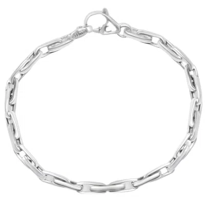 Pompeii3 Men's Link 14k Gold (20gram) Or Platinum (32gram) 5mm Bracelet 8.5" In Multi