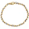 Pompeii3 Men's Link 14k Gold (22gram) Or Platinum (35gram) 5mm Bracelet 8.5" In Gold